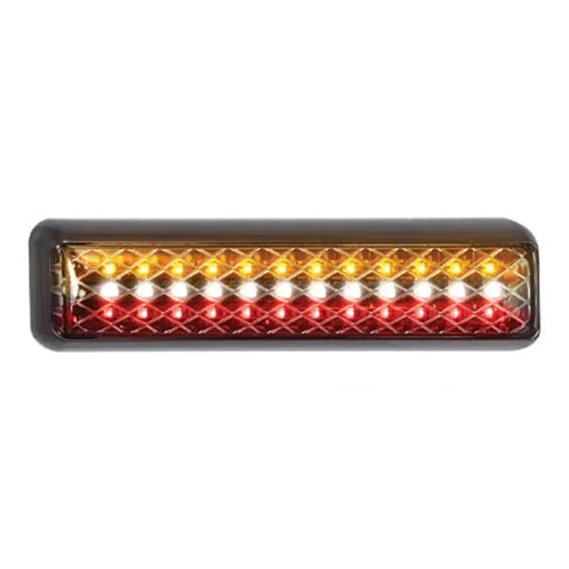 Pair of LED Combination Lamp 12-24V Stop/Tail/Indicator/Reverse 200x50x28mm