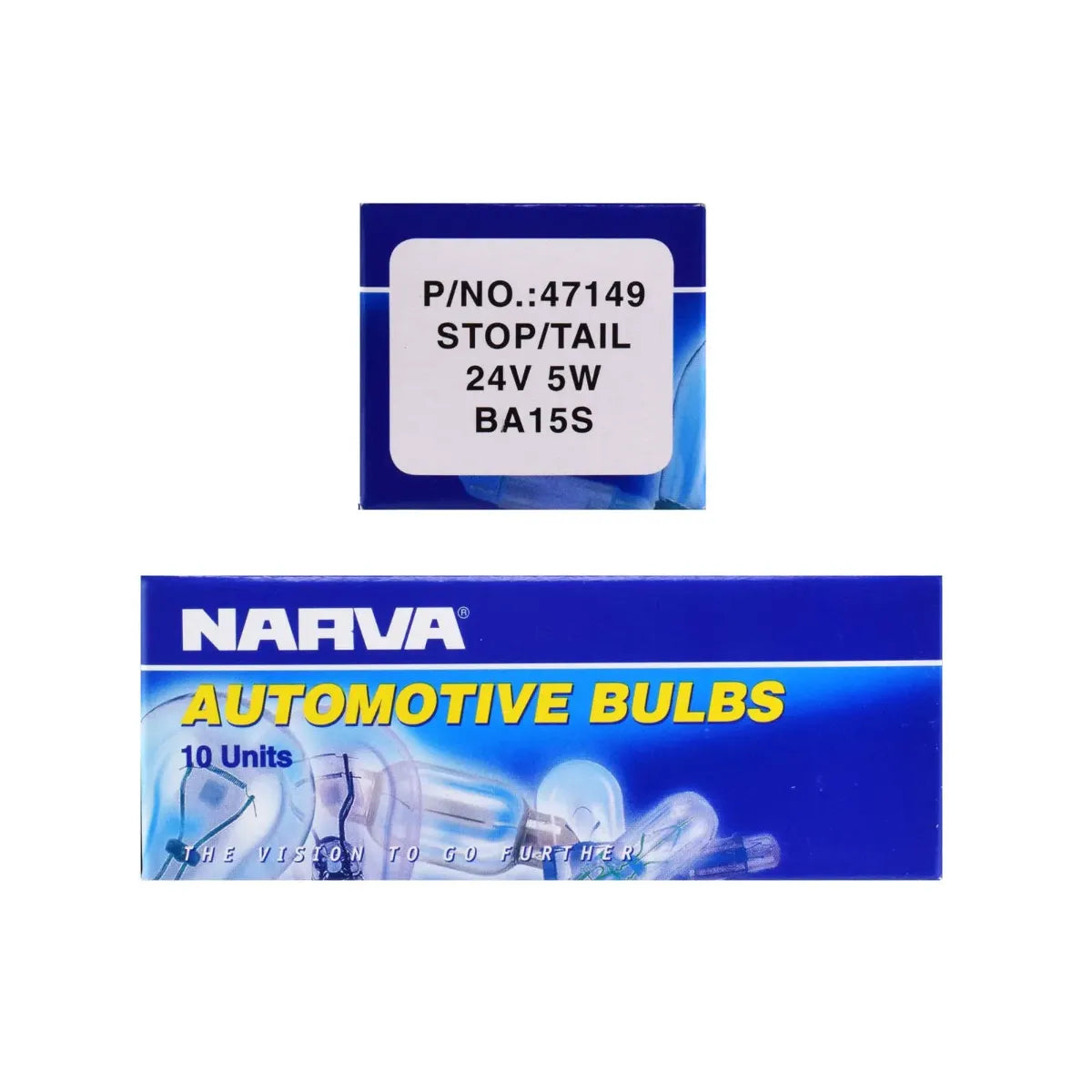 Narva 24V 5W R5W BA15S Incandescent Globe Box Of 10