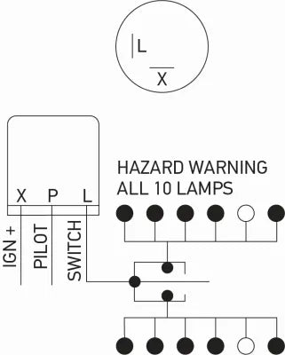 Hella High Capacity Flasher Unit 12V 3-Pin 1-10 x 21W