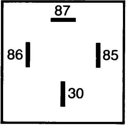 Hella Mini Relay 12V 4-Pin Normally Open 40A With Holder And Resistor