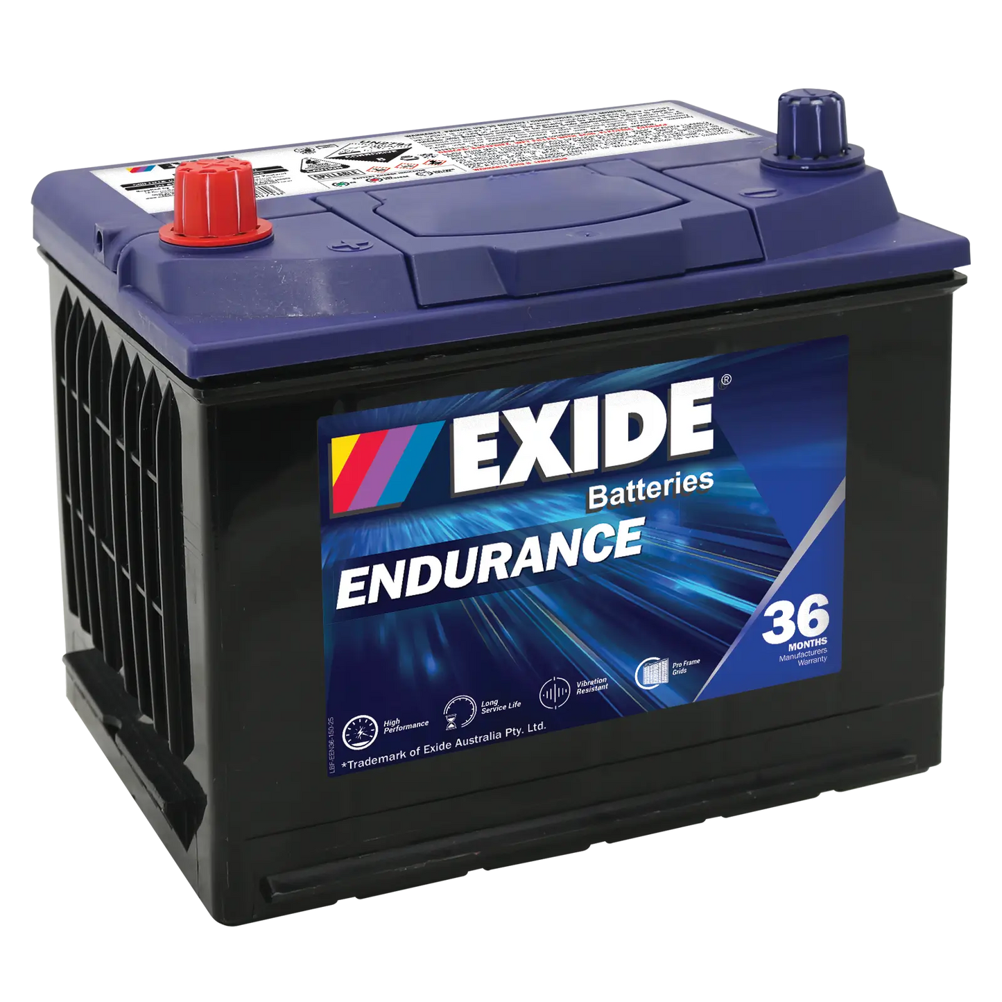 Exide Endurance A46 580CCA 60Ah Passenger Vehicle Battery Positive Left