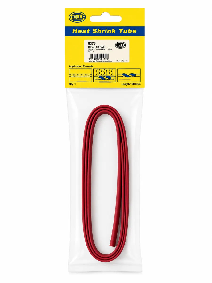 Hella Red Heat Shrink Tubing 12.7mm 1.2m