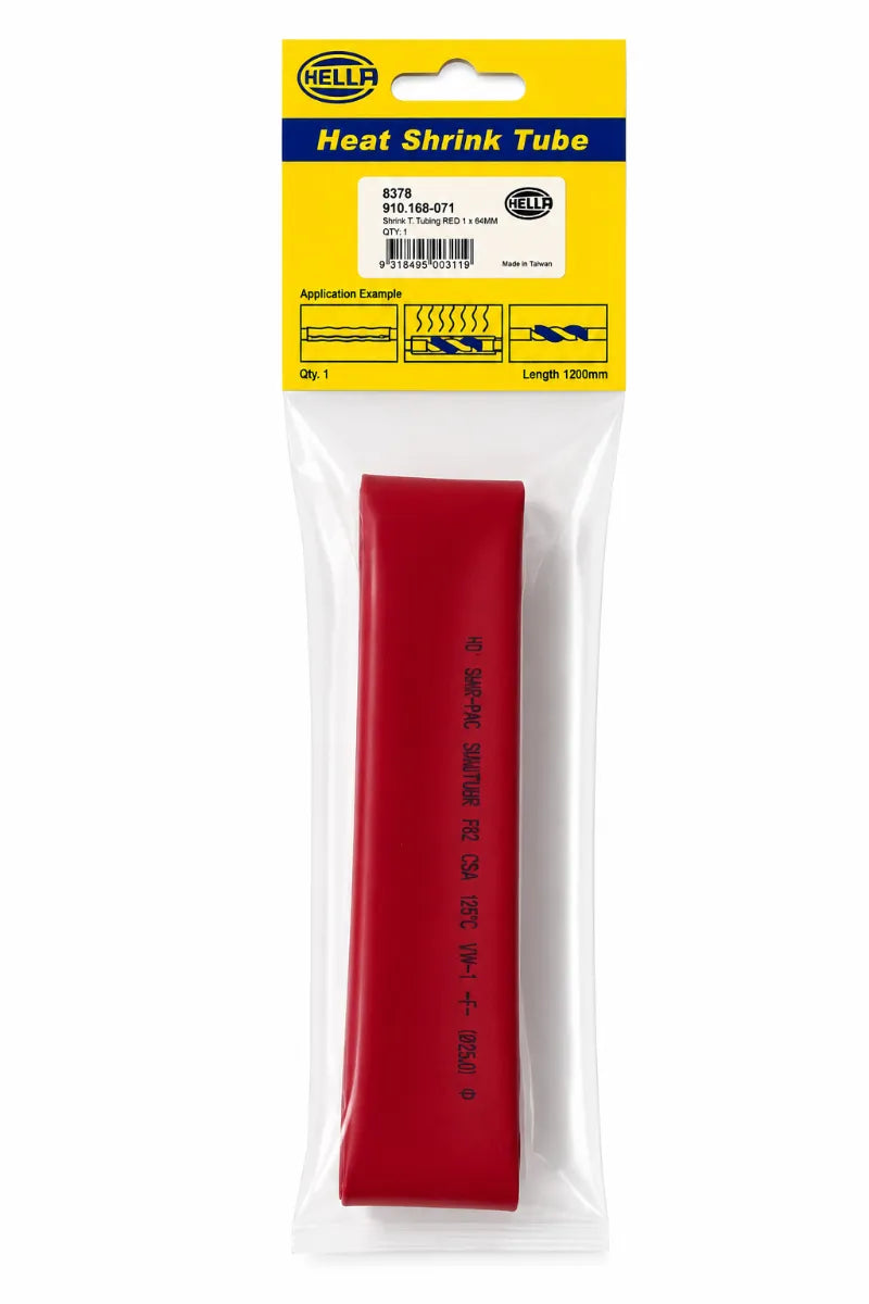 Hella Red Heat Shrink Tubing 25.4mm 1.2m