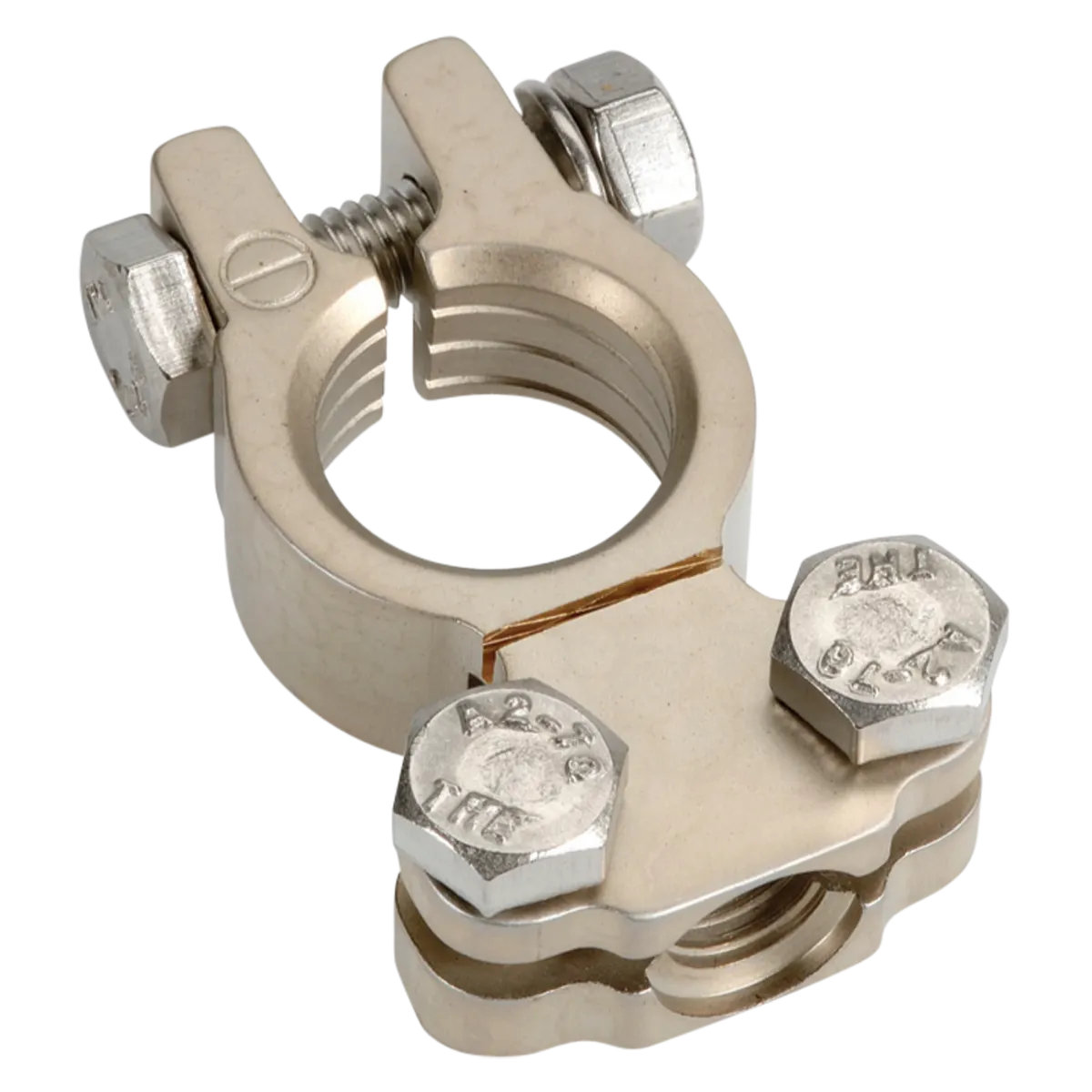 Projecta Satin Forged Brass Battery Terminal Saddle Negative 20-35mm²