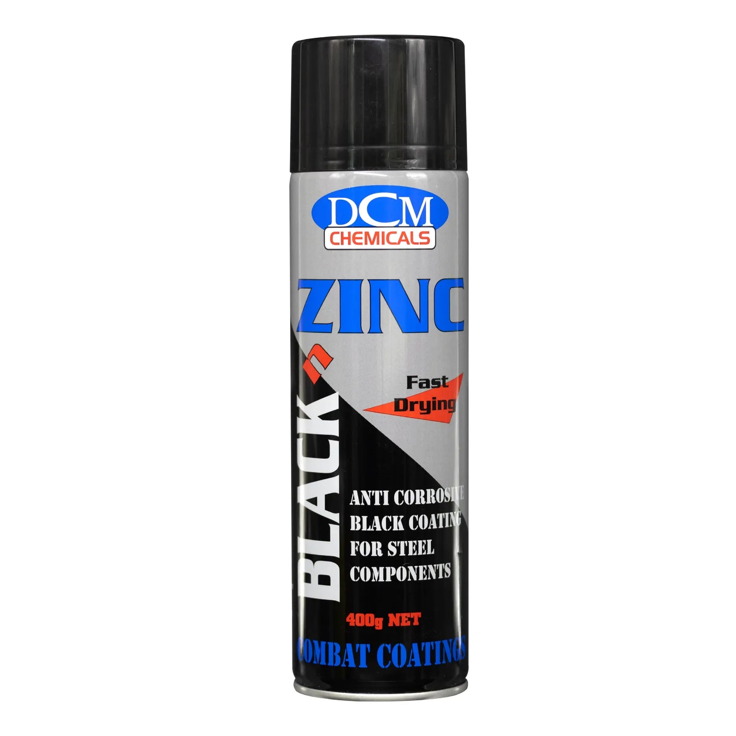 DCM Black n' Zinc Industrial Black Coating Aerosol 400g