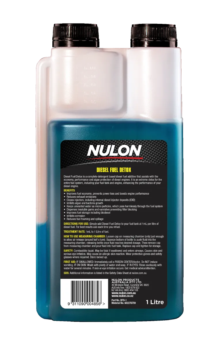 Nulon Diesel Fuel Detox 1L