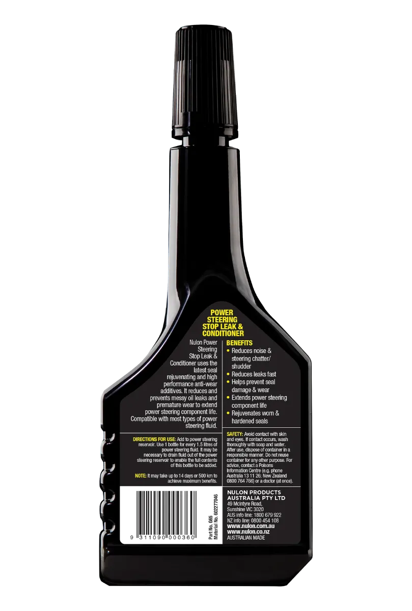 Nulon Power Steering Stop Leak & Conditioner 300ml