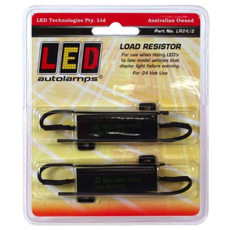 Pair of 24V 50W Load Resistor 24 Ohms