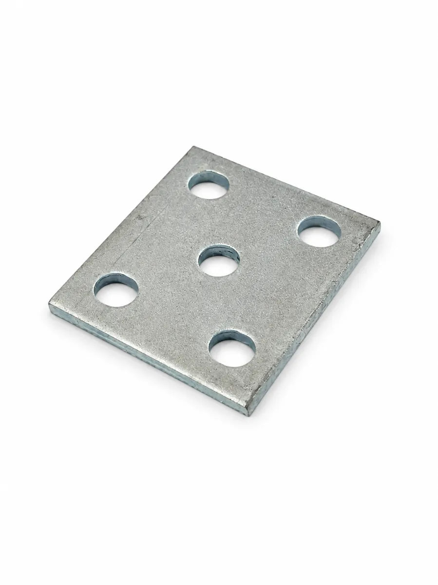 Manutec Slotted Fish Plate 10mm ZP Suits 60mm Spring 5/8" U-Bolt