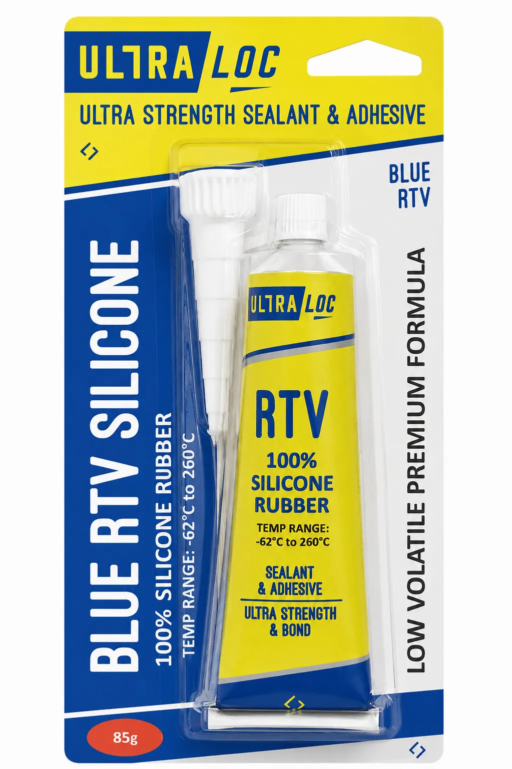 Ultra Loc Premium RTV Silicone Sealant Blue Tube 85g
