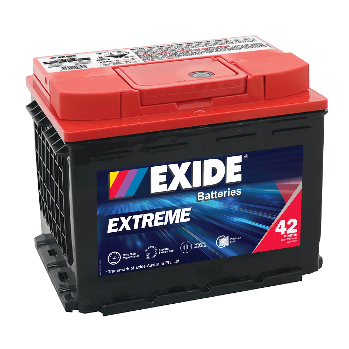 Exide Extreme N55H LN2 650CCA 75Ah European Vehicle Battery