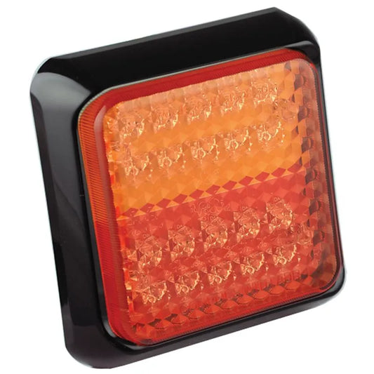 LED Combination Lamp 10-30V Stop/Tail/Indicator 122x122x31mm