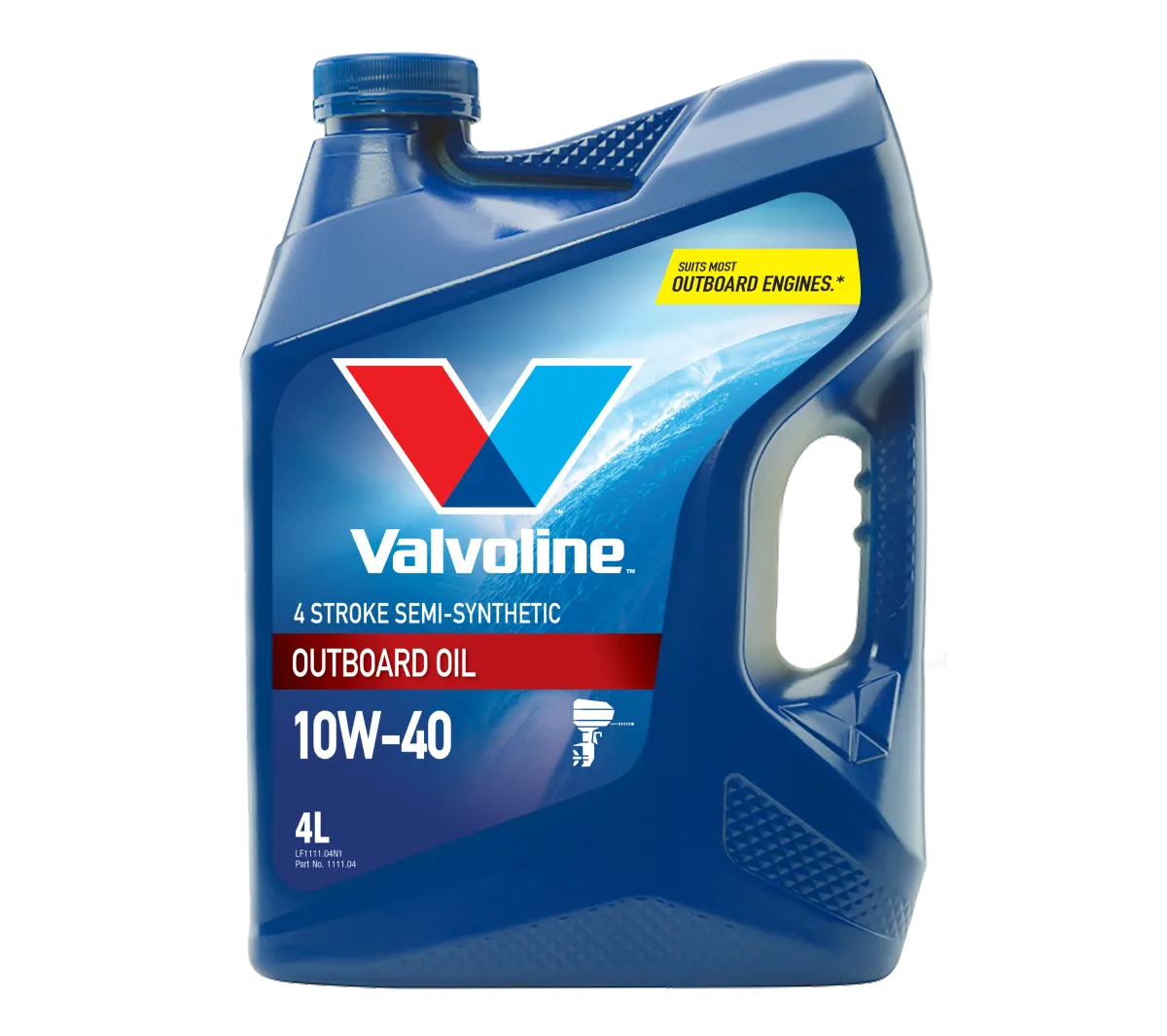 Valvoline 4-Stroke Outboard Engine Oil 10W-40 4L