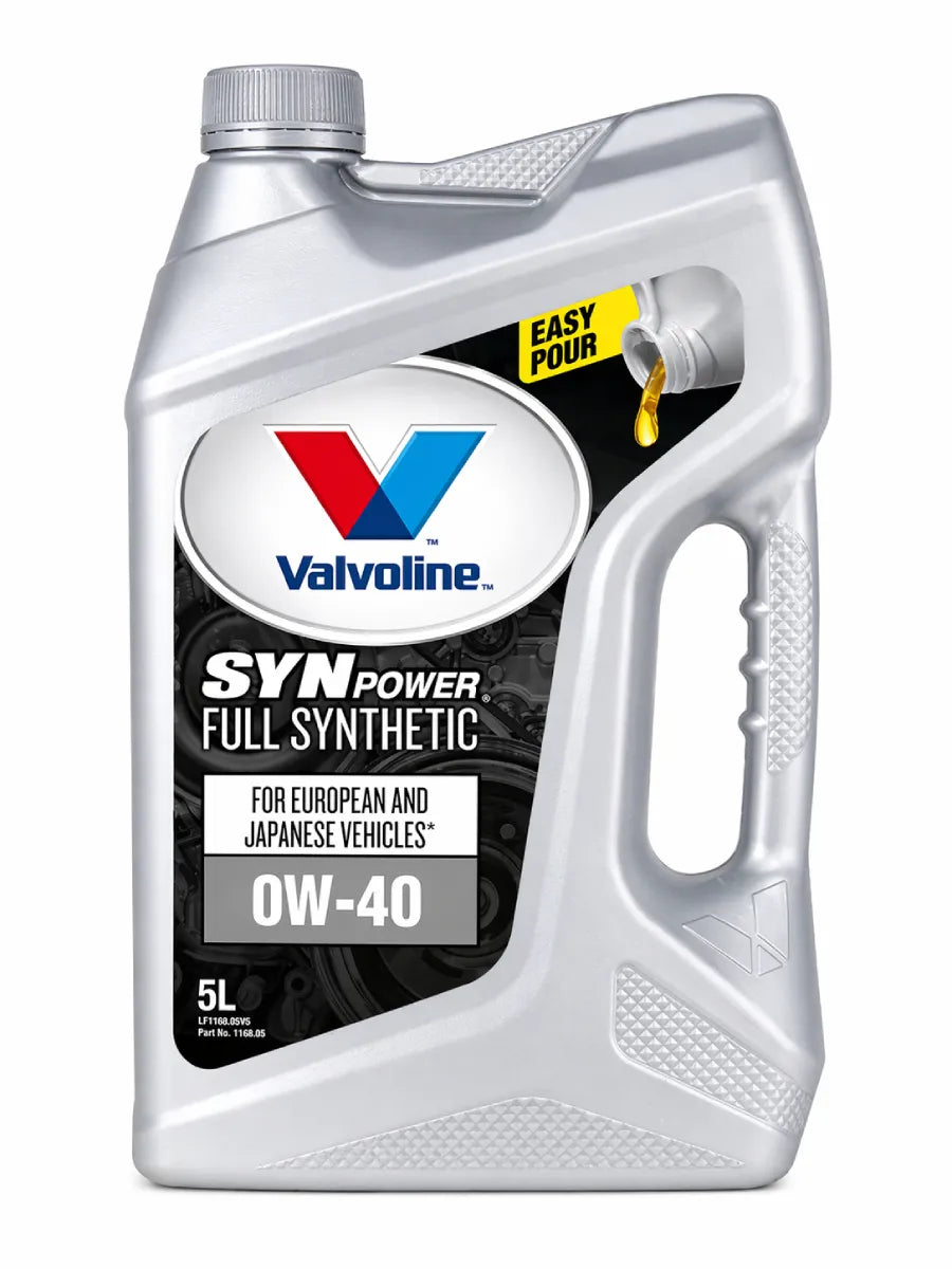 Valvoline SynPower 0W-40 Full Synthetic Engine Oil 5L
