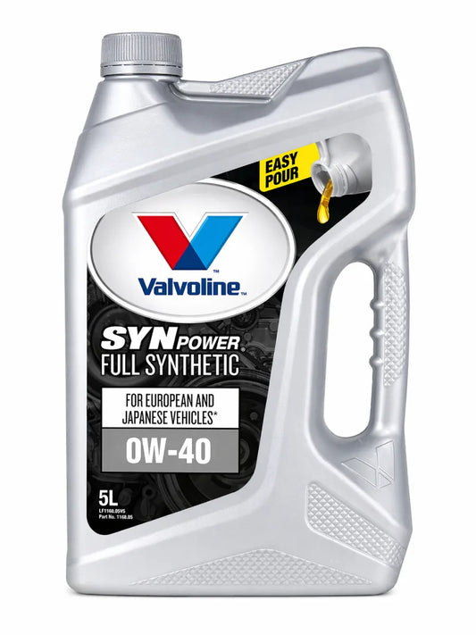 Valvoline SynPower 0W-40 Full Synthetic Engine Oil 5L