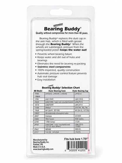 Genuine Bearing BuddyÂ® Wheel Bearing Protector Pair Chrome 1781 Suits LM11949 & LM12749