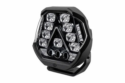 Hella Antares HP 200 LED Driving Light Round Crystal Clear Pair