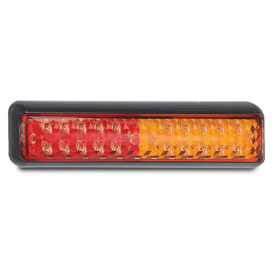 LED Combination Lamp 12-24V Stop/Tail/Indicator Horizontal Mount 200x50x28mm