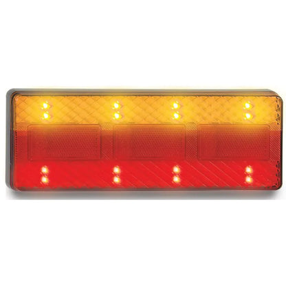 LED Combination Lamp 12-24V Stop/Tail/Ind/Reflector 275x100x22mm
