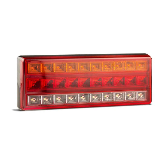 LED Combination Lamp 12-24V Stop/Tail/Ind/Reverse 275x100x22mm