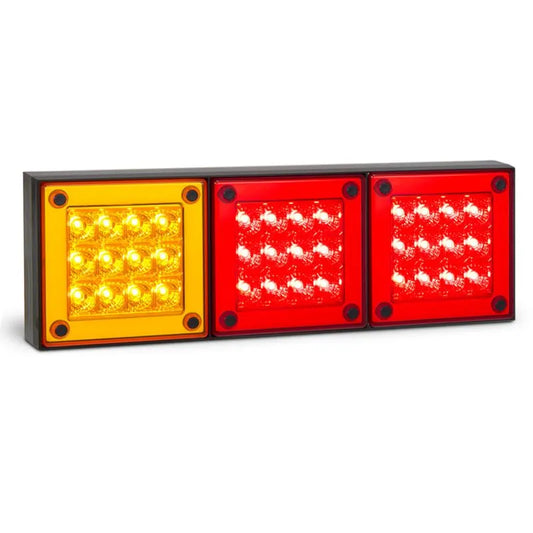 LED Combination Lamp 12-24V Stop/Tail/Indicator 280x95x28mm