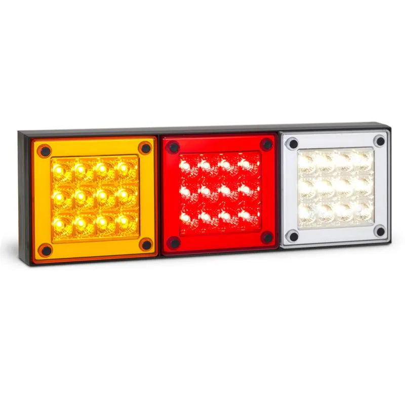 LED Combination Lamp 12-24V Stop/Tail/Ind/ Reverse 280x95x28mm