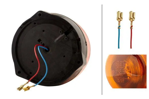 Hella RotaLED Beacon Fixed Mount Amber Multivolt 10-32V