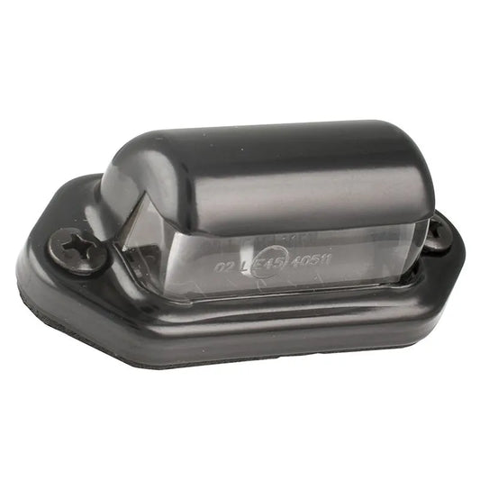 Pair of LED Licence Plate Lamp 12-24V with Black Base 65x30x24mm