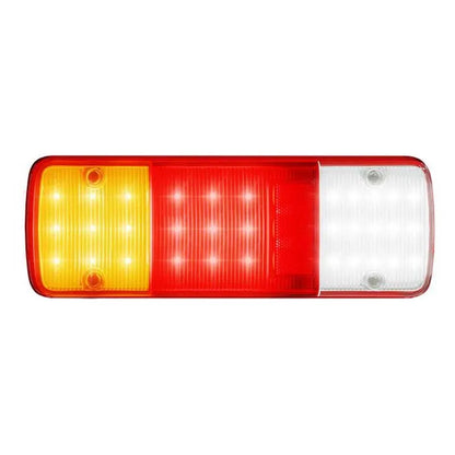 Pair of LED Combination Lamp 12-24V Stop/Tail/Ind/Rev Suits Hino 310x105x22mm