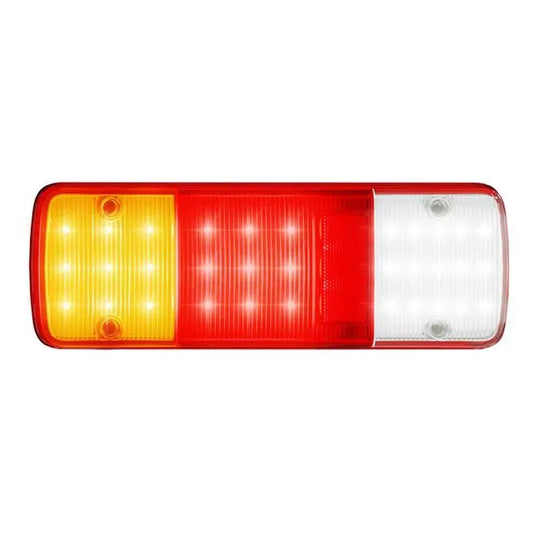 Pair of LED Combination Lamp 12-24V Stop/Tail/Ind/Rev Suits Hino 310x105x22mm