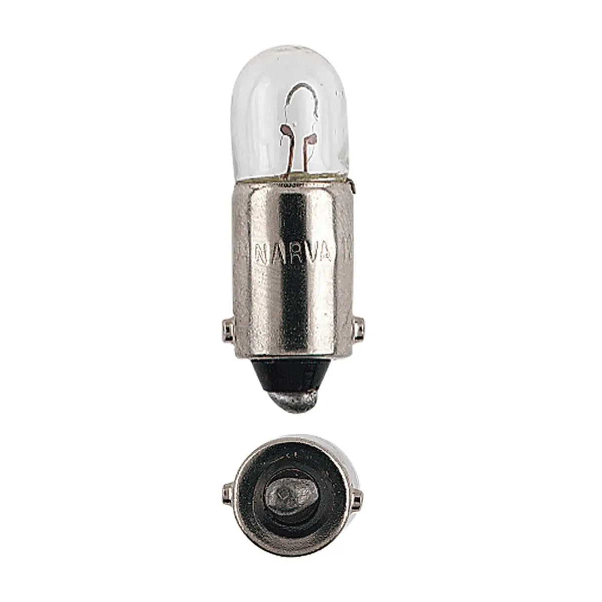 Narva 12V 4W T4W BA9S Incandescent Globe Pack Of 2