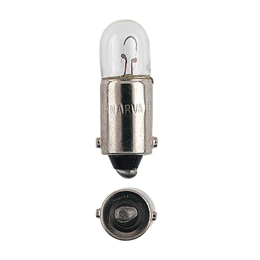Narva 12V 4W T4W BA9S Incandescent Globe Pack Of 2