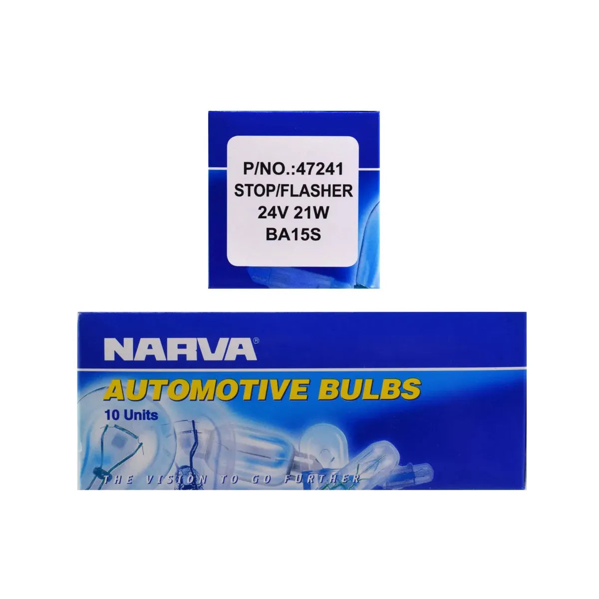 Narva 24V 21W P21W BA15S Incandescent Globe Box Of 10