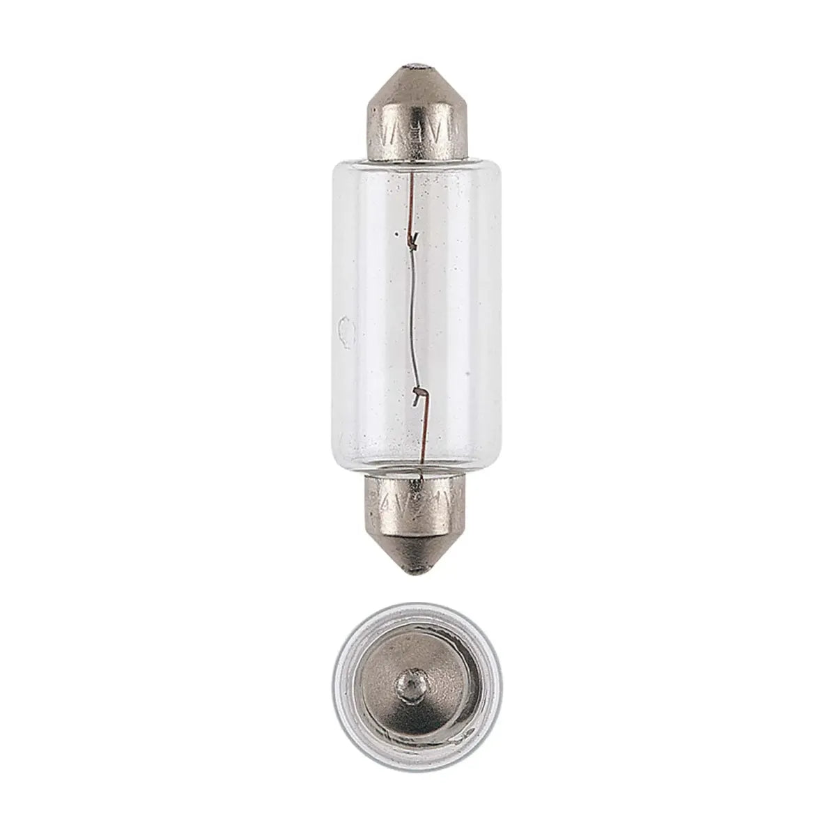 Narva 12V 18W SV8-5.8 Festoon Globe 44mm Pack Of 2