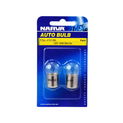 Narva 12V 10W R10W BA15S Incandescent Globe Pack Of 2