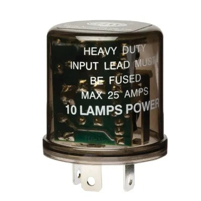 Hella High Capacity Flasher Unit 12V 3-Pin 1-10 x 21W