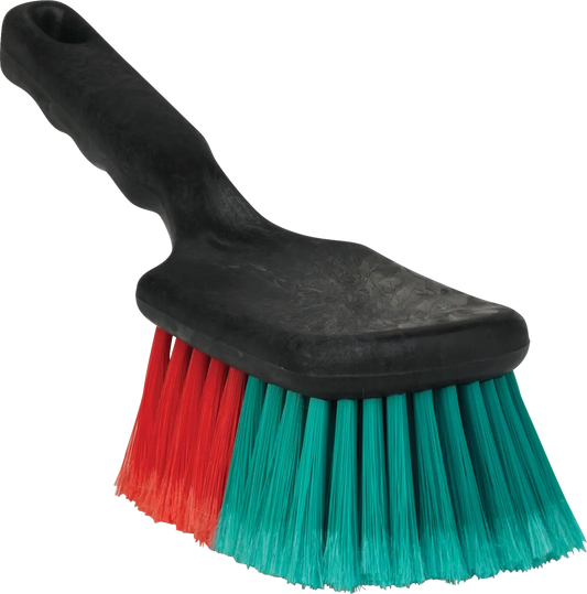 Vikan Vehicle Brush Short Handle 275mm Soft Split Black
