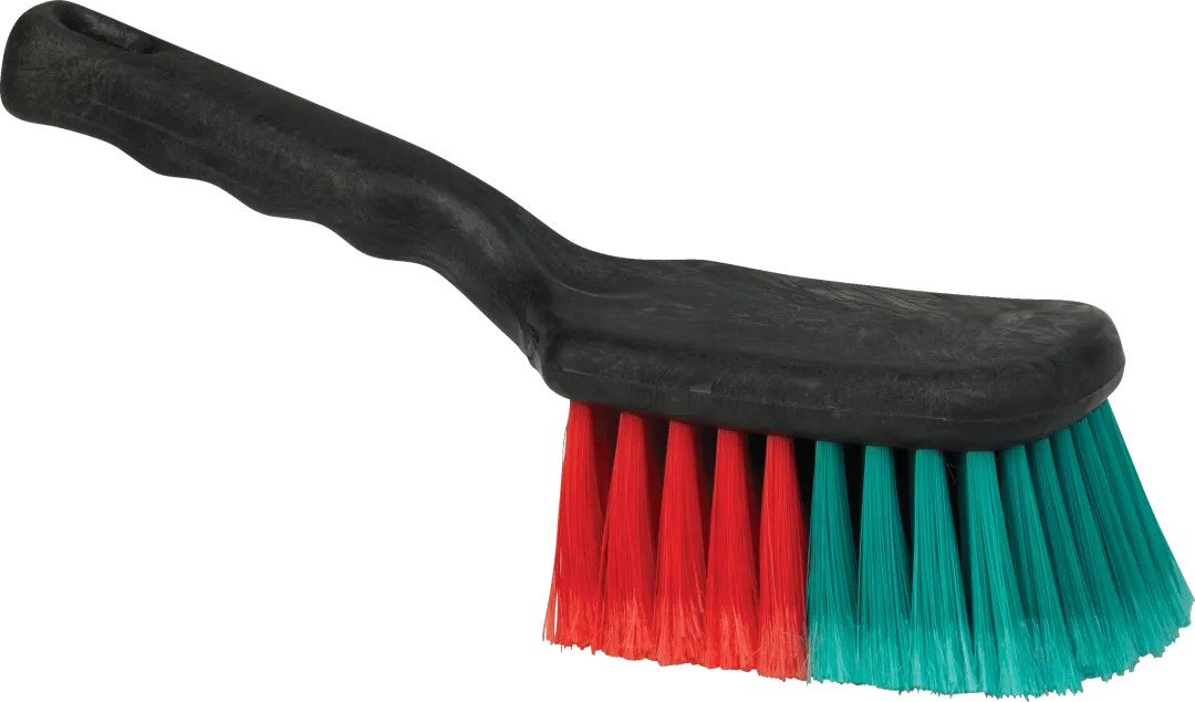 Vikan Vehicle Brush Short Handle 275mm Soft Split Black