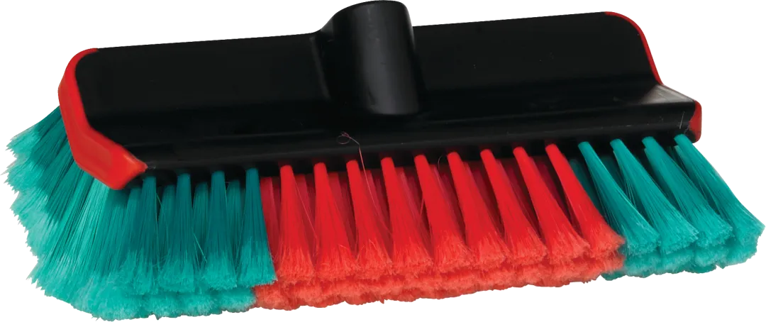 Vikan Washing Brush Waterfed High Low 275mm Soft Split Black