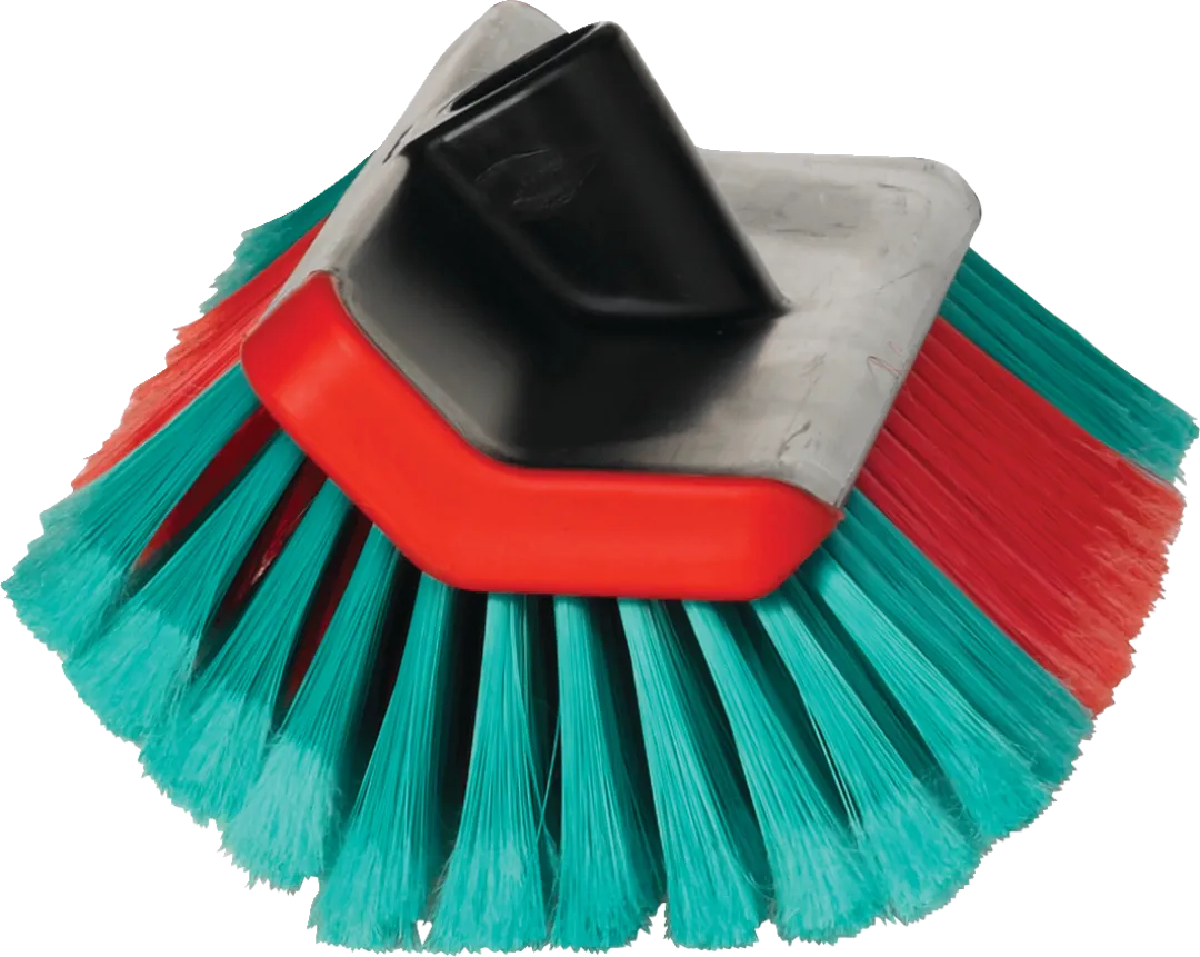 Vikan Washing Brush Waterfed High Low 275mm Soft Split Black