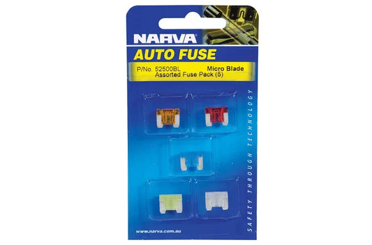 Narva Micro Blade Fuse Assortment 5 Piece