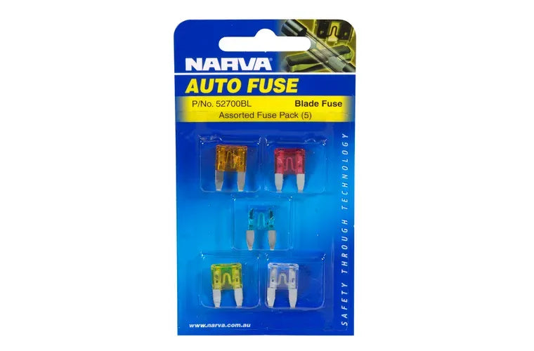 Narva Mini Blade Fuse Assortment 6 Piece