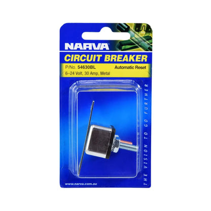 Narva 30A Automatic Resetting Circuit Breaker