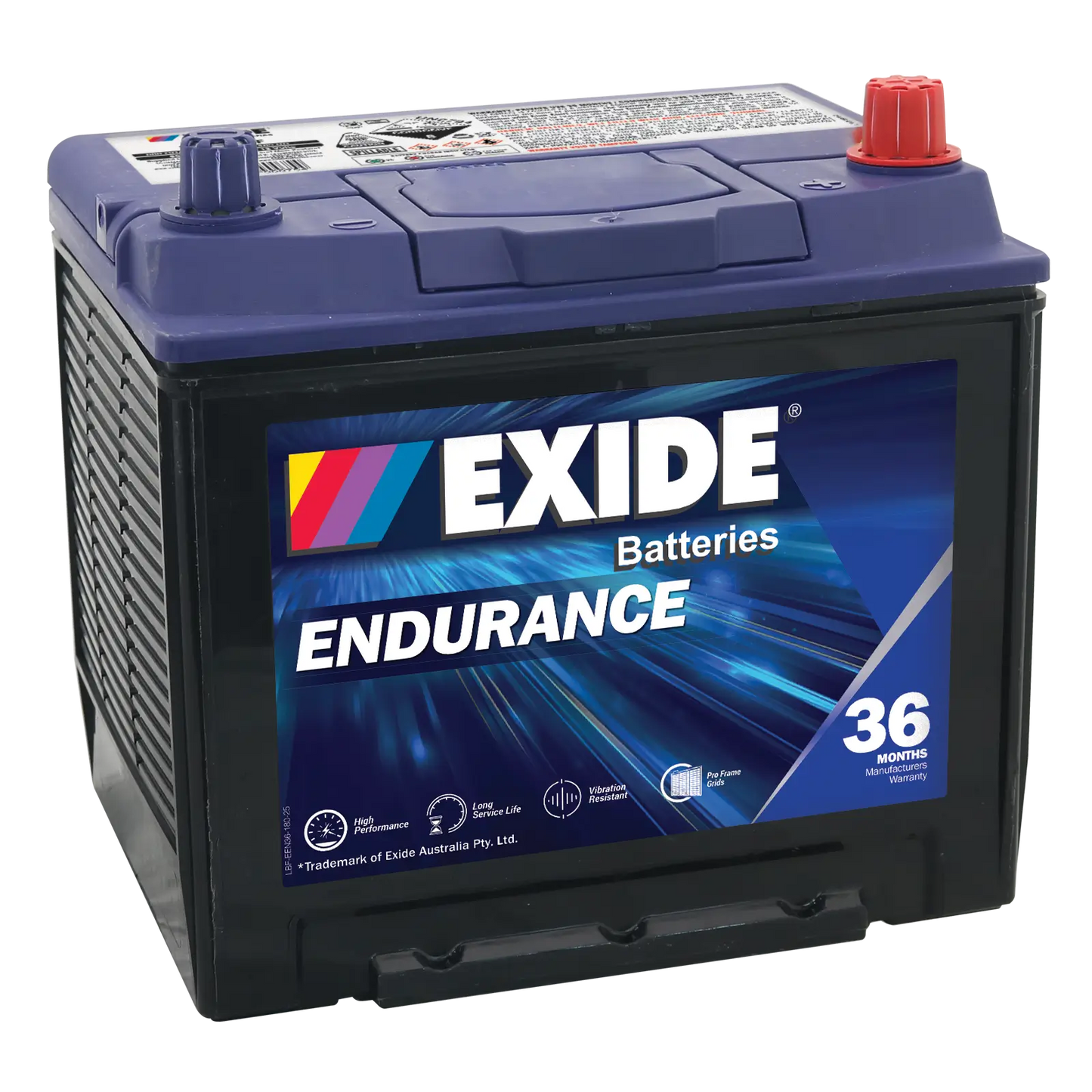 Exide 55D23CMF D23 12V 600CCA 60Ah Endurance Vehicle Battery