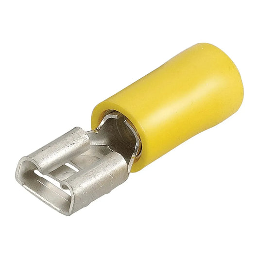 Narva Female Blade Terminal Yellow 5-6mm Wire 100 Pack