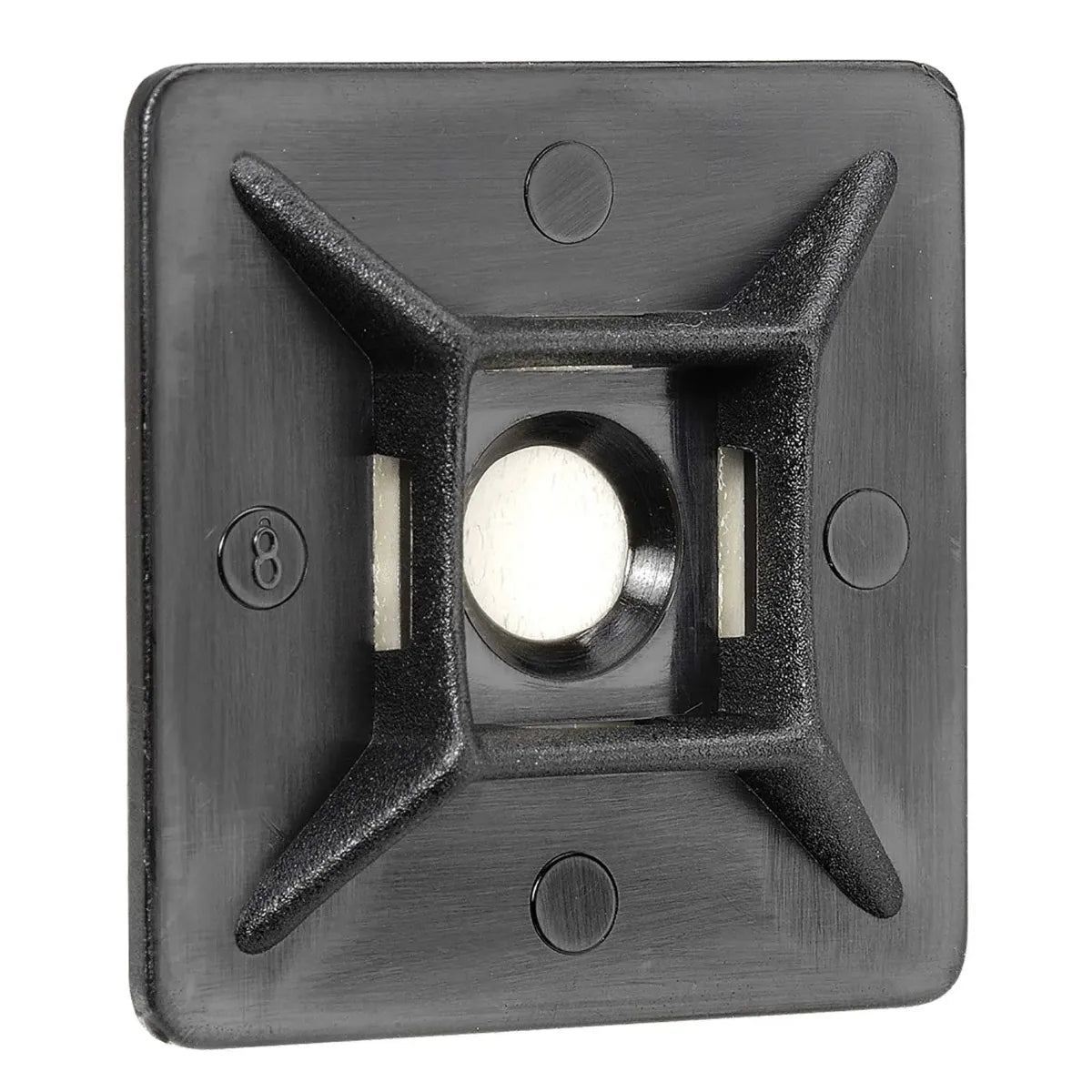 Narva UV-Resistant Cable Tie Mount 28 x 28mm Black Pack Of 5
