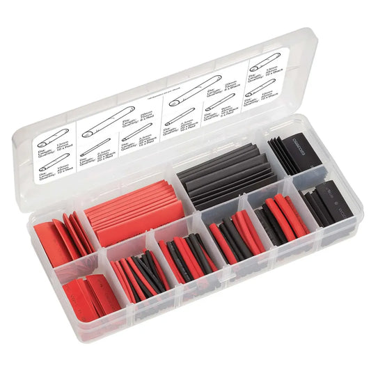 Narva 216 Piece Heatshrink Tubing Assortment Standard And Dual Wall