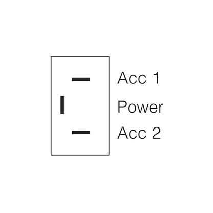 Narva On Off On Metal Toggle Switch With Tab