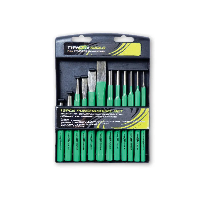 12pce Punch & Chisel Set