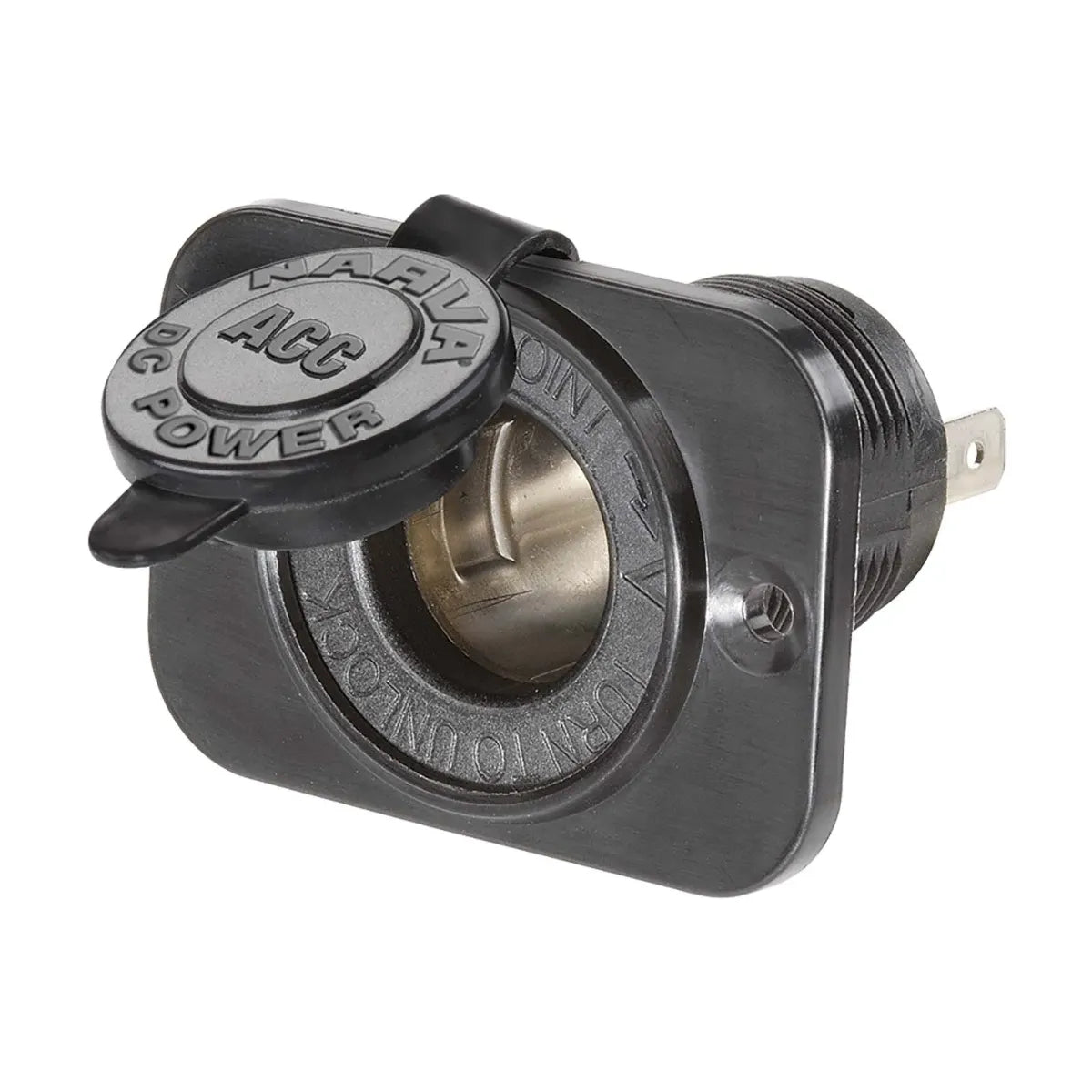 Narva Heavy-Duty Flush Mount Accessory Socket 20A 12V